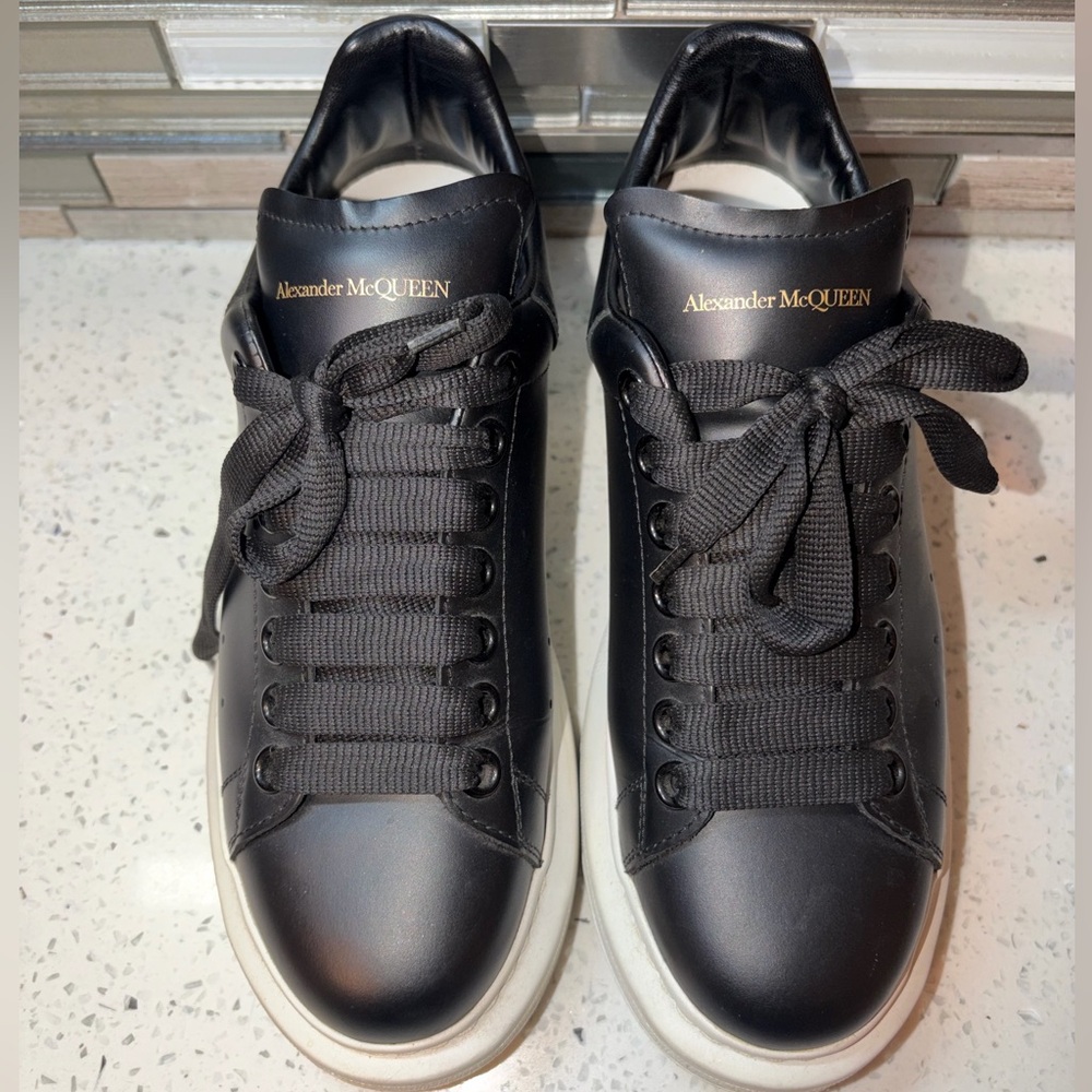 Alexander McQueen Black and White Women's Sneakers